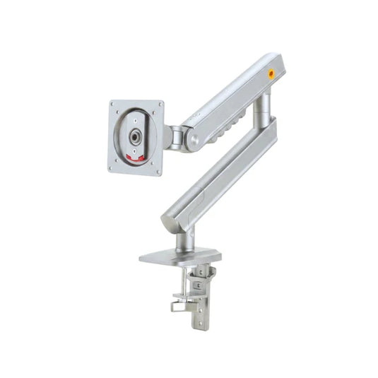 NORTHBAYOU A5-XE | WHITE | SINGLE DESK MOUNT | FITS 17"-32" | GAS-SPRING MONITOR DESK MOUNT | BUILT WITH INTERACTIVE ERGONOMICAL CONCEPTS | SWIVEL 90 DEGREE | 75 X 75 TO 100 X 100MM | ROTATION 90 DEGREE | 6 MONTHS WARRANTY MONITOR STAND