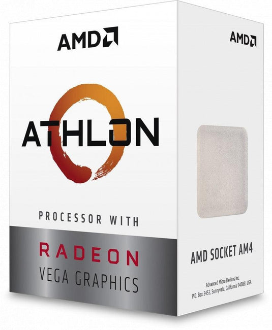 AMD ATHLON 300GE 3.4GHZ 35W 2C/4T AM4 APU WITH RADEON VEGA 3 GRAPHICS PROCESSOR-PROCESSOR-Makotek Computers