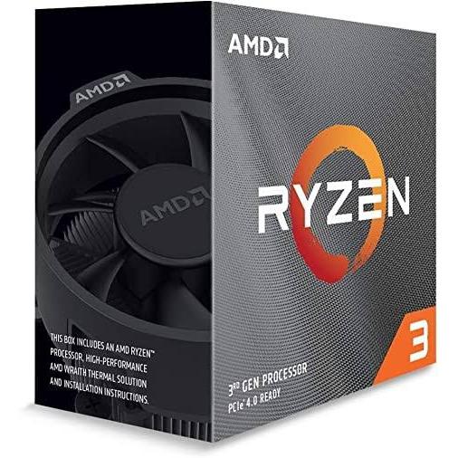 AMD RYZEN 3 3100 4-CORE, 8-THREAD UNLOCKED WITH WRAITH STEALTH COOLER PROCESSOR-PROCESSOR-Makotek Computers