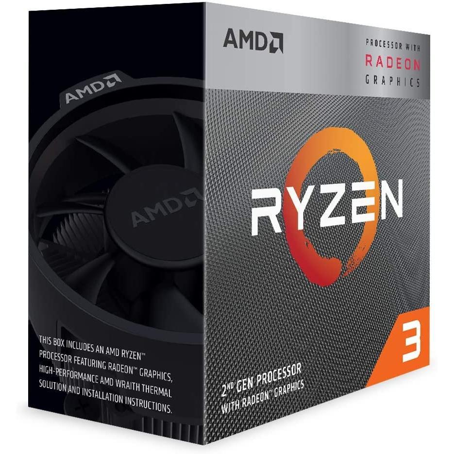 AMD RYZEN 3 3200G 4-CORE UNLOCKED DESKTOP WITH RADEON GRAPHICS PROCESSOR-PROCESSOR-Makotek Computers