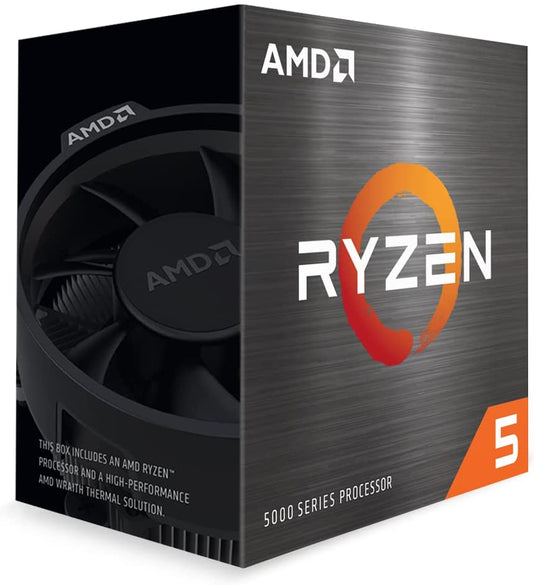 AMD RYZEN 5 5500 6-CORES 12-THREADS 3.6GHZ (TURBO 4.2GHZ) WITH WRAITH STEALTH COOLER PROCESSOR-PROCESSOR-Makotek Computers