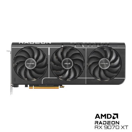 ASUS PRIME-RX9070XT-O16G PRIME RADEON RX 9070 XT OC EDITION | PCIE 5.0 | 16GB GDDR6 | 20 GBPS | 256 BIT | 4096 STREAM PROCESSORS | 12 MONTHS WARRANTY GRAPHICS CARD