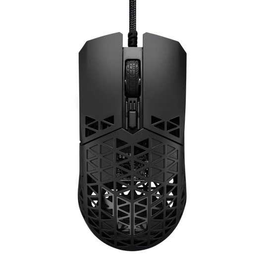 ASUS TUF GAMING M4 AIR | 16,000 DPI SENSOR | SIX PROGRAMMABLE BUTTONS | ULTRALIGHT AIR SHELL| IPX6 WATER RESISTANCE | ASUS ANTIBACTERIAL GUARD | TUF GAMING PARACORD | PURE PTFE FEET | LIGHTWEIGHT WIRED GAMING MOUSE-MOUSE-Makotek Computers
