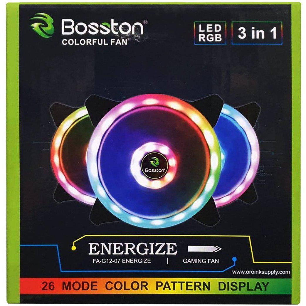 BOSSTON 120MM RING RGB LED FANS (DR15)-FANS-Makotek Computers