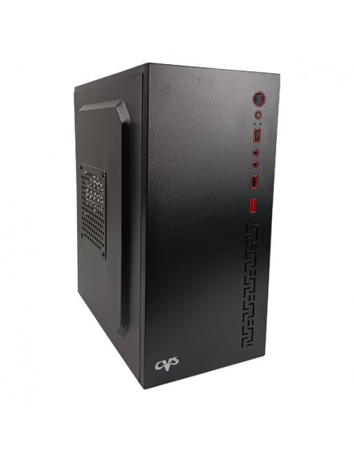 CVS 1722 WITH 750W PSU | 120MM FAN | FLAT CABLES | BLACK | M-ATX | PC CASE