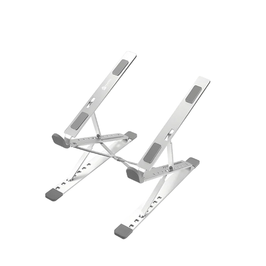 FANTECH NS12 |NOTEBOOK STAND | SUITABLE FOR LAPTOP | UP TO 15.6 INCHES | PORTABLE DESIGN | 16 LEVEL HEIGHT | ADJUSTABLE/ ANTI SLIP | ALUMINUM ALLOY | 6 MONTHS WARRANTY OTHERS