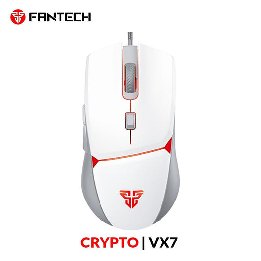 FANTECH VX7 CRYPTO WHITE MOUSE-MOUSE-Makotek Computers