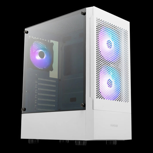 GAMDIAS TALOS E3 MESH | WHITE | ATX | MICRO-ATX | MINI ITX | MID TOWER | SPCC & ABSS | TEMPERED GLASS | 3 BUILT-IN 120MM ARGB FANS | MAGNETIC DUST FILTER | 6 MONTHS WARRANTY PC CASE