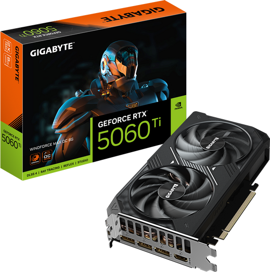 GIGABYTE GV-N506TWF2-8GD GEFORCE RTX RTX5060TI WINDFORCE SFF | 8GB GDDR7 | PCI-E 5.0 | 28 GBPS | 128 BIT | ATX | 12 MONTHS WARRANTY GRAPHICS CARD