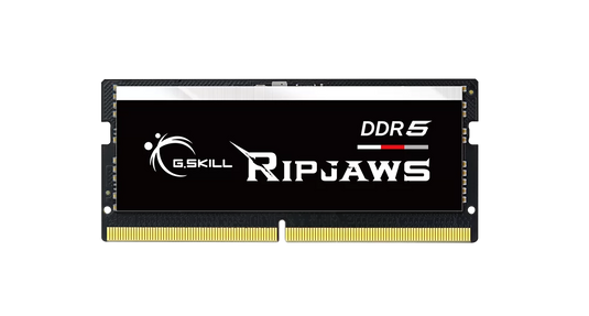 G.SKILL F5-5600S4645A16GX1-RS RIPJAWS 16GB DDR5 SODIMM | 5600 MHZ | 16GB (1X16GB) | CL46-45-45 | 1.10V | 12 MONTHS WARRANTY MEMORY