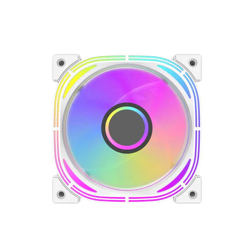 INFINITY 24 WHITE | SINGLE FAN | 120X120X25MM | A-RGB | 6 MONTHS WARRANTY FANS