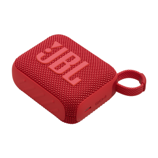 JBL GO 4 RED ULTRA PORTABLE BLUETOOTH SPEAKER | UP TO 7 HOURS OF PLAYTIME PLUS| WATER PROOF AND DUST PROOF| 12 MONTHS WARRANTY SPEAKERS