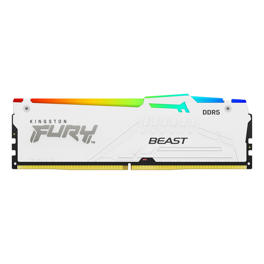 KINGSTON KF556C36BWEA-16 FURY BEAST WHITE 16GB DDR5 | 5600 MHZ | CL36-38-38 | 1.25V | UDIMM | 12 MONTHS WARRANTY MEMORY
