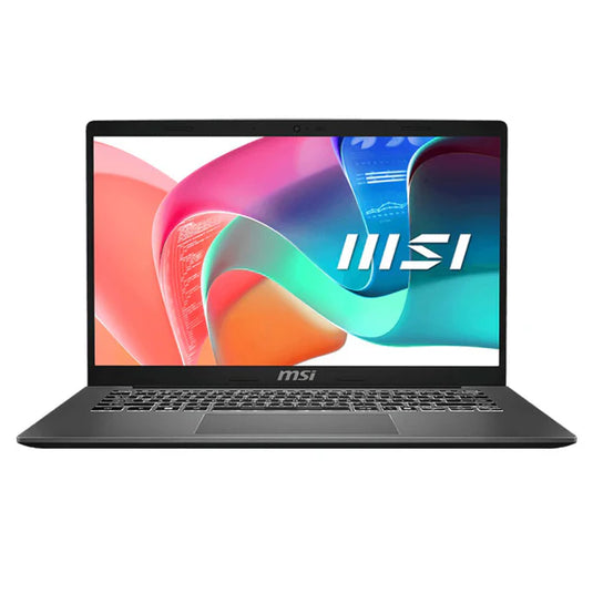 MSI MODERN 14 F13MG-410PH |INTEL CORE 5 120U | 16GB 3200MHZ DDR4 MEMORY (UPTO 64GB) | INTEL GRAPHICS | 512GB NVME SSD | 14" FULL HD IPS-LEVEL DISPLAY | MS OFFICE 2021 H&S | WINDOWS 11 OS | 12 MONTHS WARRANTY LAPTOP