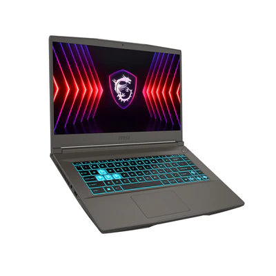 MSI THIN A15 B7VE-043PH | AMD RYZEN 5 7535HS | 8GB 4800MHZ DDR5 MEMORY (UPTO 64GB) | RTX 4050 6GB GDDR6 GRAPHICS CARD | 512GB NVME SSD | 15.6" FULL HD IPS LEVEL 144HZ DISPLAY | WINDOWS 11 OS | 12 MONTHS WARRANTY LAPTOP