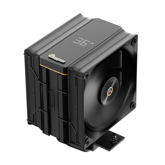 OCYPUS IOTA A40 DUAL FAN WITH DOT-MATRIX DIGITAL DISPLAY | BLACK | AIR CPU COOLER | 220W TDP | 4 COPPER HEAT PIPES | 120 X 120 X 25MM DIMENSION | CONNECTOR: 4-PIN PWM | LGA 115X / 1200 / 1700 / 1851 | AM4 / AM5 | 6 MONTHS WARRANTY CPU COOLER