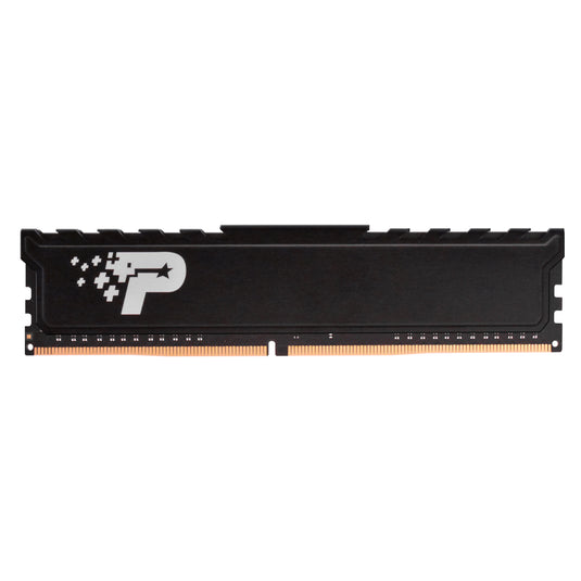 PATRIOT PSP48G3200H1 SIGNATURE LINE PREMIUM BLACK DDR4 8GB (1X8GB) | 3200 MHZ | CL22 | 1.2V | WITH HEATSINK | UDIMM | 12 MONTHS WARRANTY MEMORY