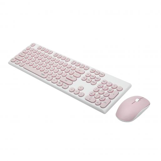 RAPOO X260S WIRELESS KEYBOARD AND MOUSE COMBO (2.4GHZ/ 1300 DPI MOUSE) PINK