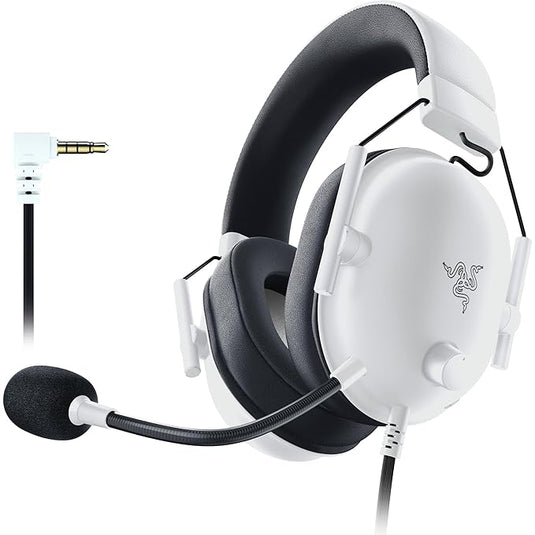 RAZER BLACKSHARK V2 X|WHITE EDITION| MULTI- PLATFORM WIRED ESPORTS HEADSET |WIRED| GAMING HEADSET |6 MONTHS WARRANTY