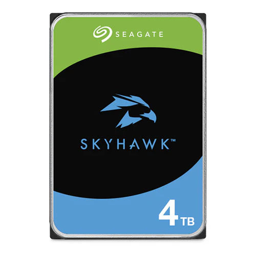 SEAGATE ST4000VX016 SKYHAWK 4TB, 3.5" SURVEILLANCE HARD DRIVE 12 MONTHS WARRANTY STORAGE