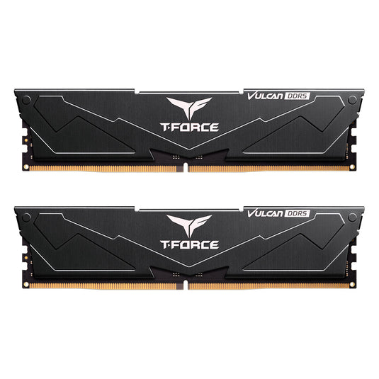 TEAMGROUP FLBD516G6000HC38ADC01 | T-FORCE VULCAN Z DDR5 | BLACK | 16GB (2X8GB) | 6000 MHZ | 12 MONTHS WARRANTY MEMORY