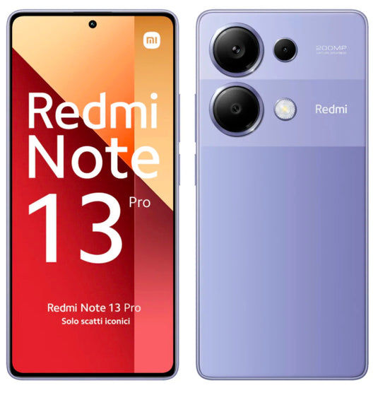 XIAOMI REDMI NOTE 13 PRO 4G 12GB 512GB PURPLE | ANDROID 13 MIUI 14 | AMOLED 6.67" DISPLAY 120 HZ | MEDIATEK HELIO G99 ULTRA OCTA-CORE | SMARTPHONES