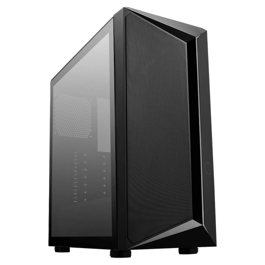 COOLER MASTER CP510-KGNN-S00 | BLACK | MID TOWER | MINI-ITX / MICRO-ATX / ATX | TEMPERED GLASS | ARGB STRIP | LARGE FILTERED INTAKES | VERSTILE COOLING OPTIONS | BREATHABLE POWER SUPPLY SHROUD | 6 MONTH WARRANTY PC CASE