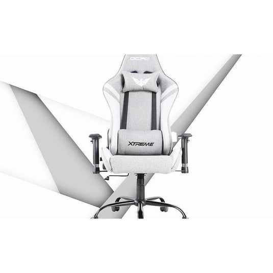 OCPC XT II FABRIC GREY GAMING CHAIR-CHAIR-Makotek Computers