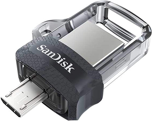 SANDISK 128GB ULTRA DUAL DRIVE M3.0 FOR ANDROID DEVICES AND COMPUTERS | MICROUSB | USB 3.0 | SDDD3-128G-G46 FLASH DRIVE-FLASH DRIVE-Makotek Computers