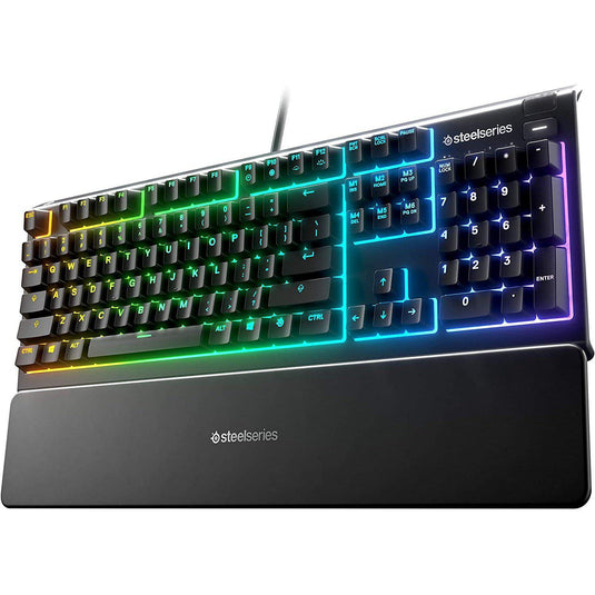 STEELSERIES APEX 3 RGB GAMING KEYBOARD-KEYBOARD-Makotek Computers