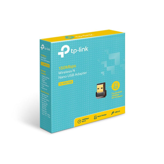 TP-LINK TL-WN725N 150MBPS WIRELESS N NANO USB ADAPTER-Wireless Adapter-Makotek Computers