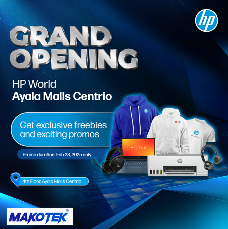 Kakapasok lang! Mainit na Balita! HP World Concept Store Grand Opening ...