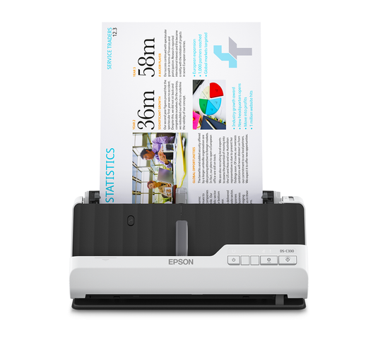 EPSON DS-330 A4 SHEET-FED, ONE-PASS DUPLEX COLOUR PORTABLE|  12 MONTHS WARRANTY SCANNER