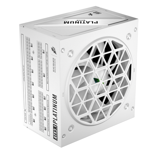 1STPLAYER NGDP 1000W 80+ PLATINUM PSU | FULL MODULAR GAMING PSU | ATX 3.0 | PCIE 5 | WHITE | 12 MONTHS WARRANTY POWER SUPPLY UNITS