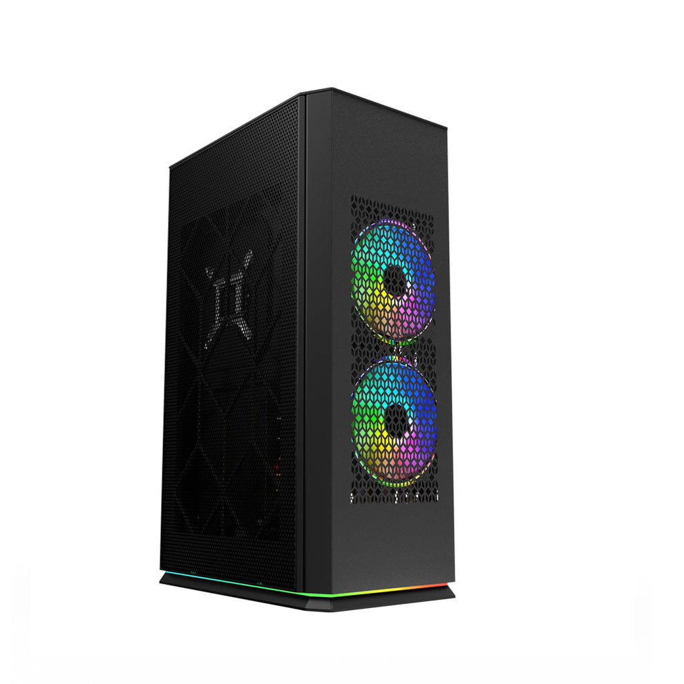 1STPLAYER UN-1 MINI TOWER GAMING CASE | SFX | ATX | M-ITX | GRAY | 12 ...