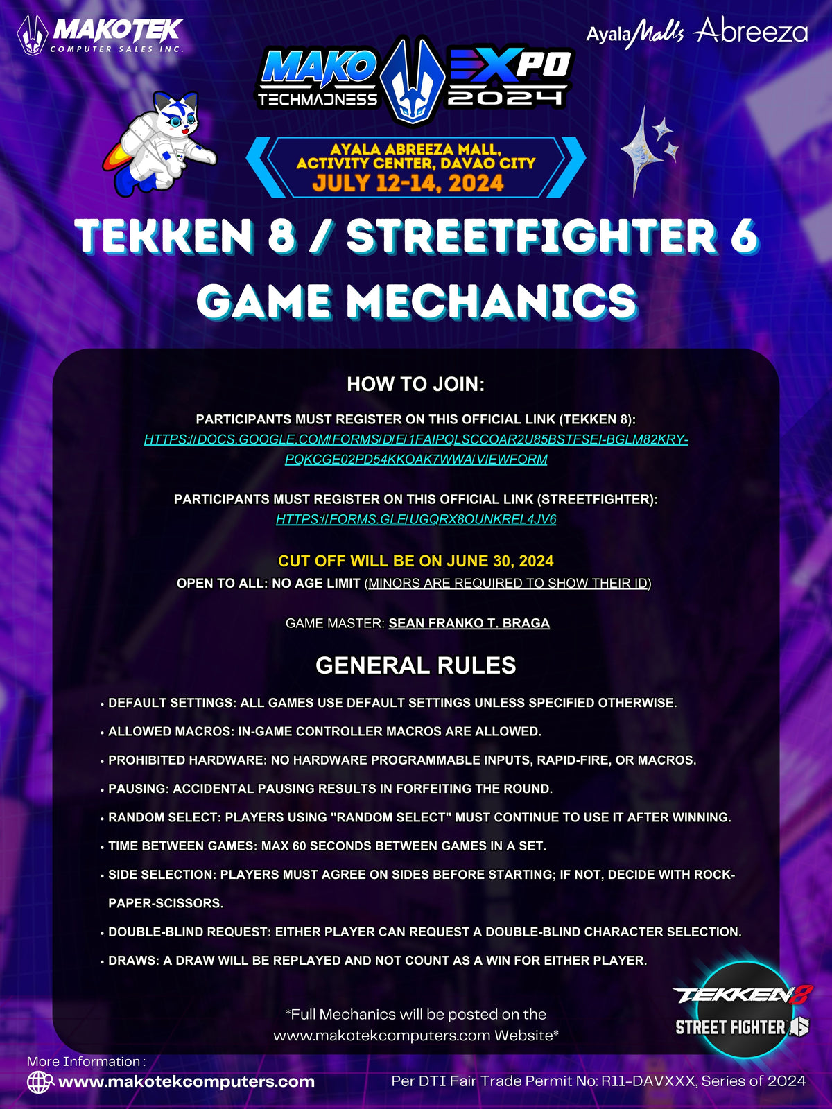 Raffle & Tournament Mechanics – Makotek Computer Sales Inc
