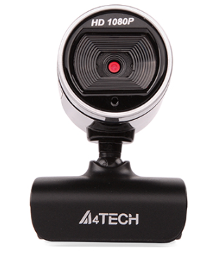 A4TECH PK-910H 1080P FULL HD BLACK WEBCAM 1920*1080P | 70  DEGREES | 30FPS | USB 2.0 | WITH BUILT-IN MICROPHONE WEBCAM