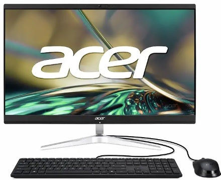 ACER ASPIRE C24 1750 | INTEL CORE i5-1240P | 8GB SODIMM RAM | 256GB M.2 PCIE SSD | 1TB 2.5-INCH HDD | INTEL IRIS XE GRAPHICS | INTEGRATED 5.0MP FULL HD WEBCAM | USB KB & MOUSE | 23.8 FULL HD DISPLAY | WINDOWS 11 HOME SL | ALL IN ONE PC