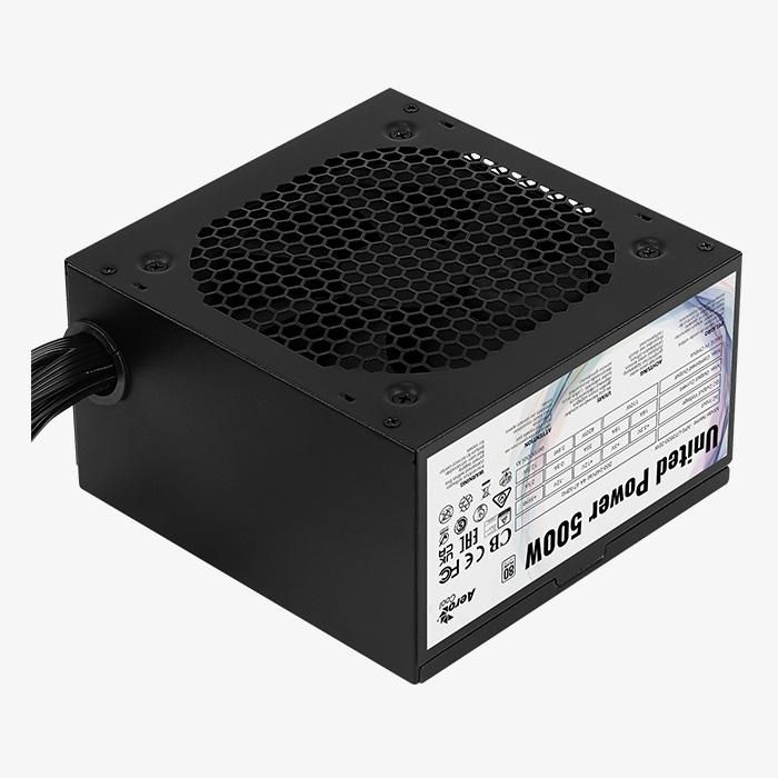 AEROCOOL UNITED POWER 500W 80+ POWERSUPPLY-POWER SUPPLY UNITS-Makotek Computers