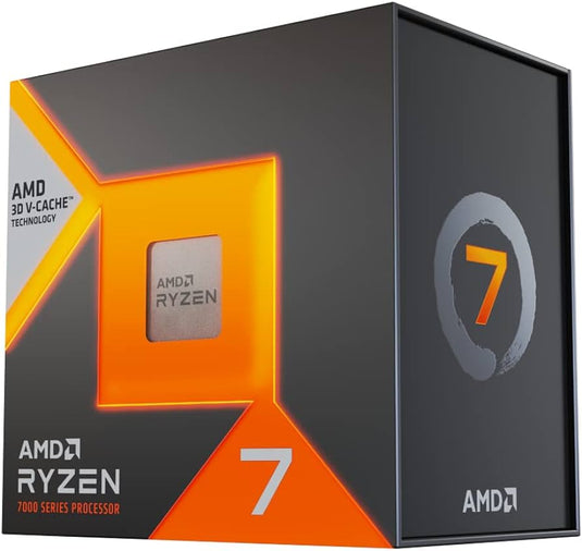 AMD 100-100000910WOF RYZEN 7 7800X3D | 8 CORES | 16 THREADS | 5 GHZ | 96MB CACHE | AM5 | BOX-TYPE | DESKTOP  12 MONTHS WARRANTY PROCESSOR