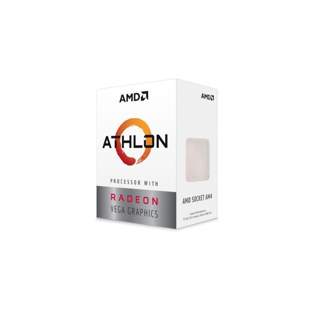 AMD ATHLON 200GE 3.2GHz (5MB CACHE 2-CORES 4-THREADS 35W) WITH VEGA 3 GRAPHICS AM4 PROCESSOR-PROCESSOR-Makotek Computers