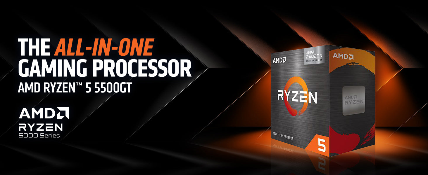 AMD RYZEN 5 5500GT BOX | 6 CORES | 12 THREADS | 4.4 GHZ | 16MB L3 