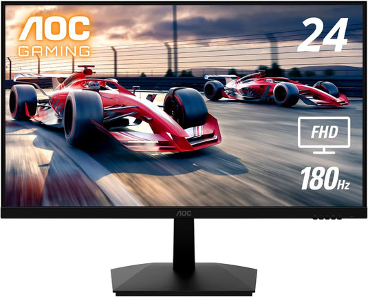 AOC AOC 24G15N | 24 INCH | 180 HZ | ADAPTIVE SYNC | 3 SIDE FRAMELESS | HDR READY | 1920 X 1080 | GAMING MONITOR