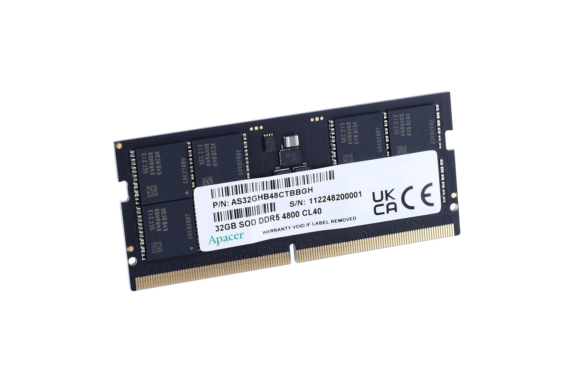 APACER DDR5 SODIMM 4800-40 2048x8 32GB RP MEMORY-MEMORY-Makotek Computers