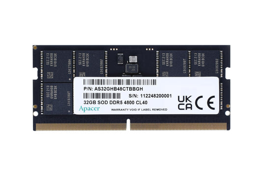 APACER DDR5 SODIMM 4800-40 2048x8 32GB RP MEMORY-MEMORY-Makotek Computers