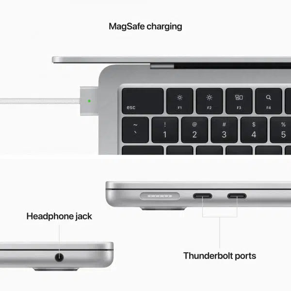 APPLE MLY03PP/A MACBOOK AIR 13 (2022) M2 | 8GB RAM | 512GB SSD | SILVER LAPTOP-LAPTOP-Makotek Computers