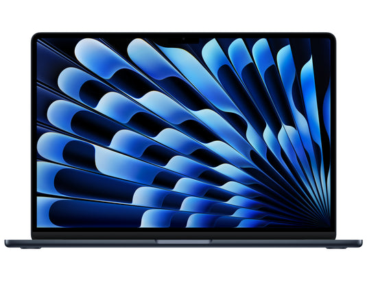 APPLE MW1L3PP/A MACBOOK AIR M4 15 MIDNIGHT | 10 CORE CPU | 10 CORE GPU | 16 CORE NEURAL ENGINE | 16GB UNIFIED MEMORY | 256GB STORAGE | 15.3" LIQUID RETINA DISPLAY TRUE TONE | MIDNIGHT | MACOS | 12 MONTHS WARRANTY LAPTOP