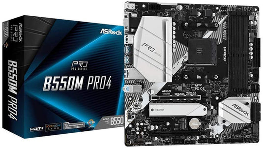 ASROCK B550M PRO4 MOTHERBOARD-MOTHERBOARDS-Makotek Computers