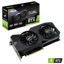 Load image into Gallery viewer, ASUS DUAL GEFORCE RTX 3060 Ti OC EDITION 8GB BLACK GDDR6X
