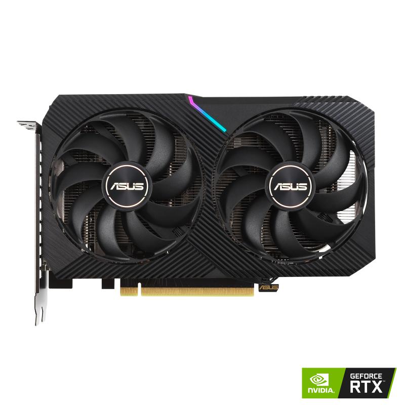 ASUS DUAL GEFORCE RTX 3060 12GB GDDR6 PCI EXPRESS 4.0 LHR GRAPHIC CARD-GRAPHICS CARD-Makotek Computers